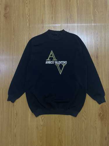 Vintage 90’s Anrico Valentino cheapest Sweatshirt Big Spellout