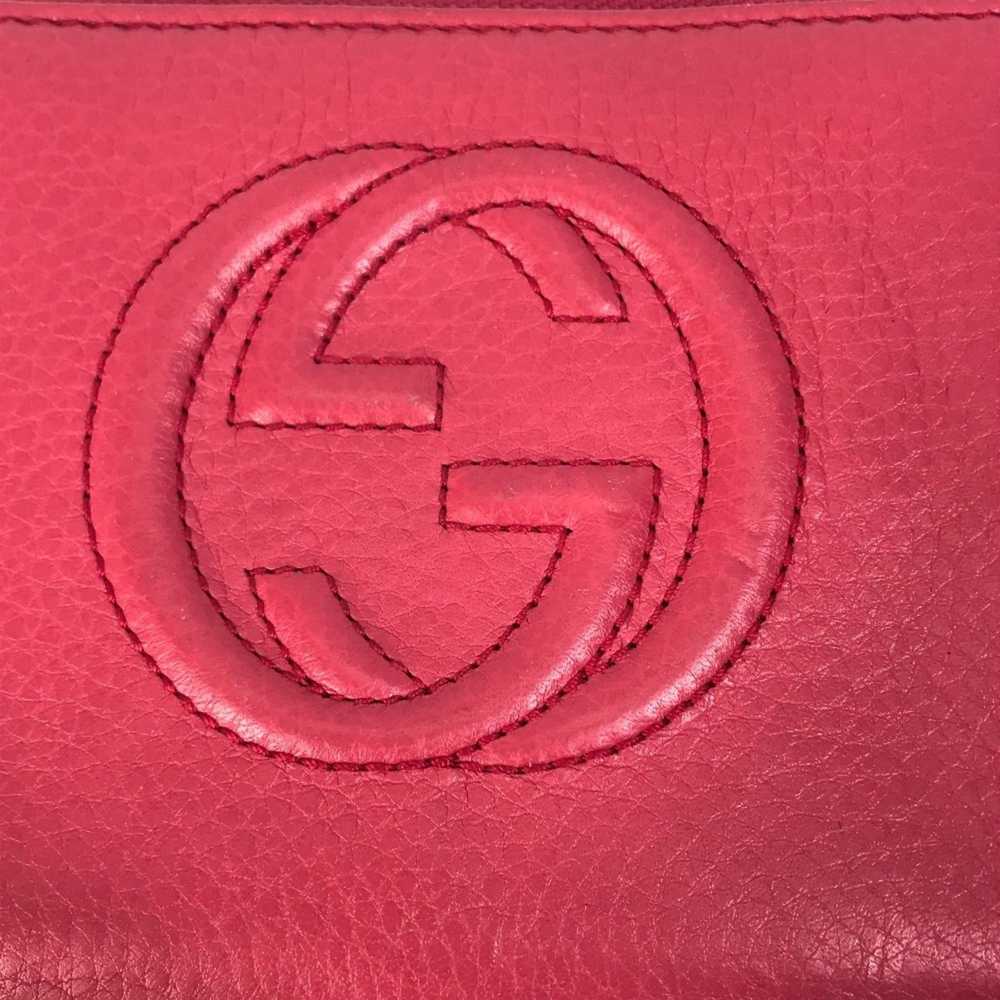 Gucci Zip Around Pink Leather Wallet (Pre-Owned) - image 12