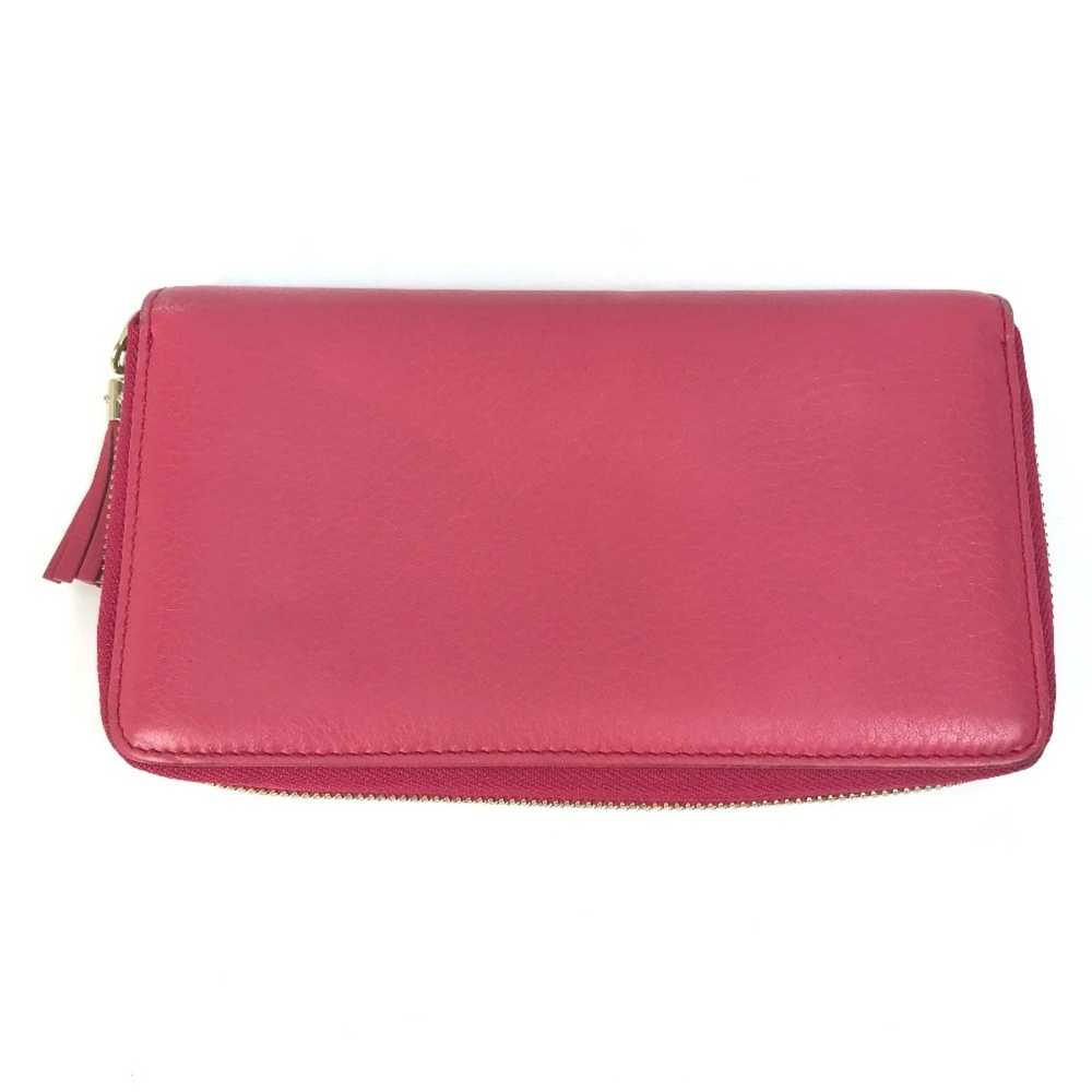 Gucci Zip Around Pink Leather Wallet (Pre-Owned) - image 2