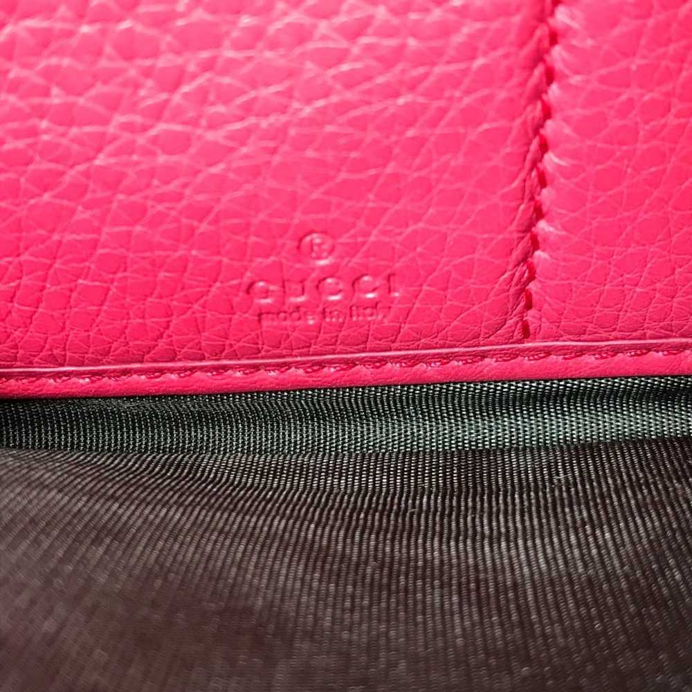 Gucci Zip Around Pink Leather Wallet (Pre-Owned) - image 7