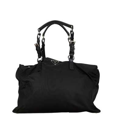 Prada Tessuto Black Synthetic Handbag (Pre-Owned)