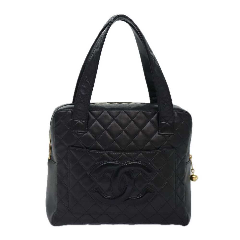 Chanel CHANEL Matelasse COCO Mark Hand Bag Lamb S… - image 3