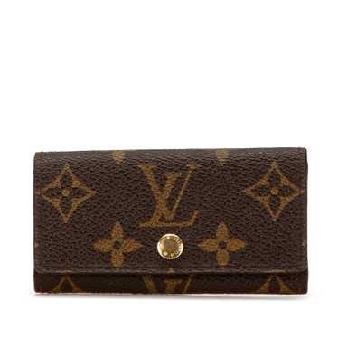 Brown Louis Vuitton Monogram 4 Key Holder