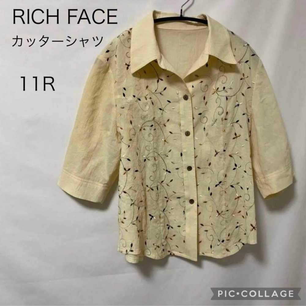 RICHFACE Cutter Shirt Women's Summer Vintage Fash… - image 1