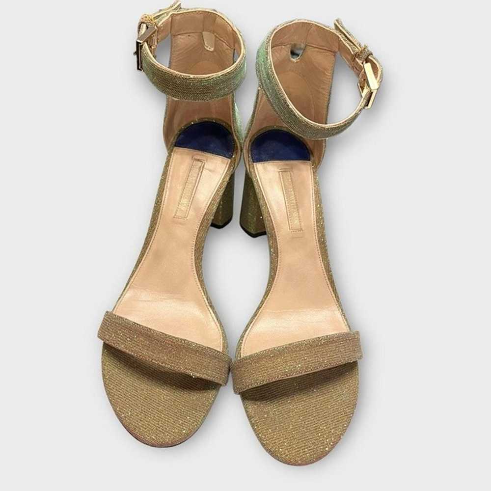 Stuart Weitzman Glitter Nudist Sandal - image 2