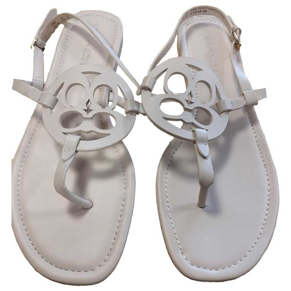 Coach Vegan leather sandal - image 1