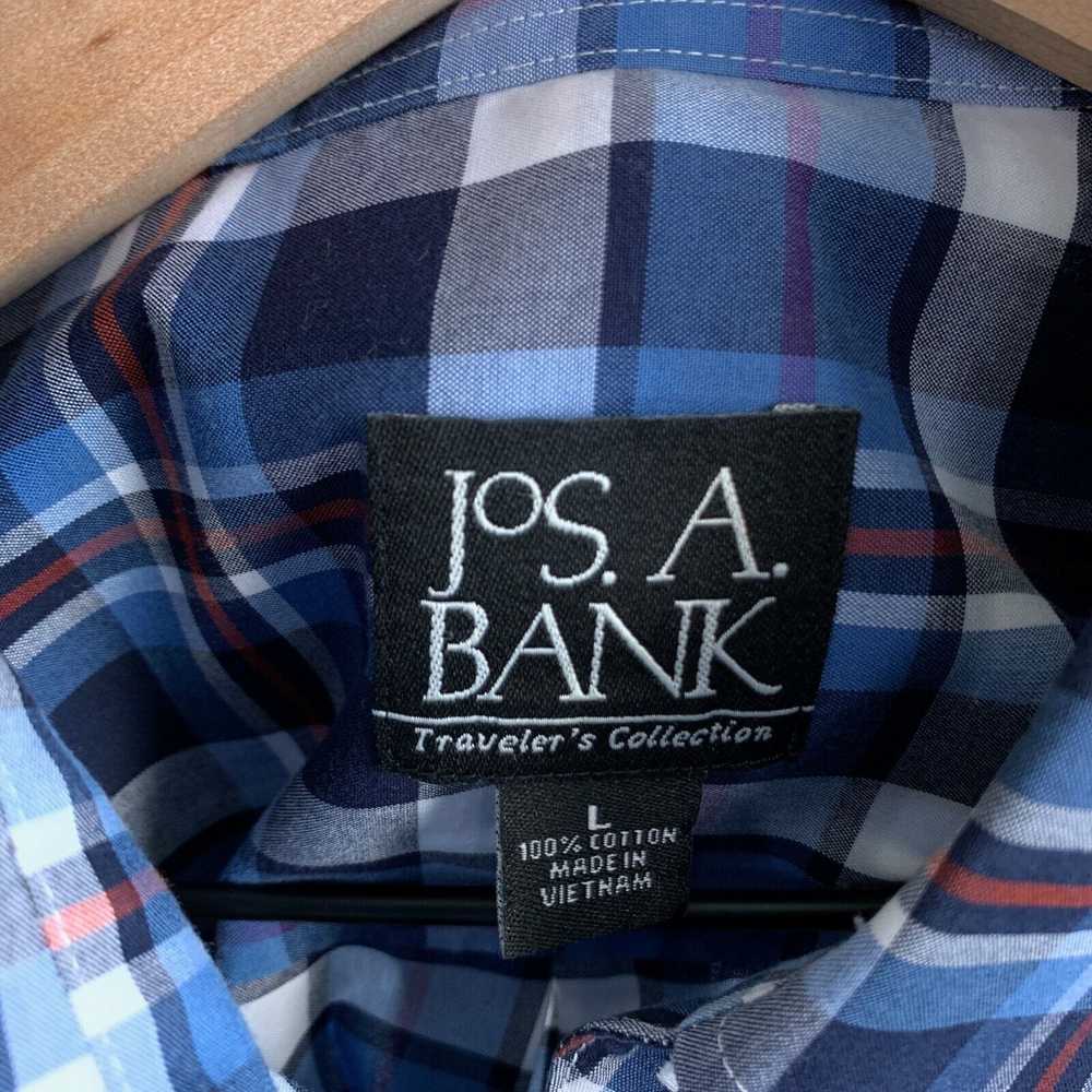 Jos. A. Bank Jos A Bank Travelers Plaid Poplin Sh… - image 5