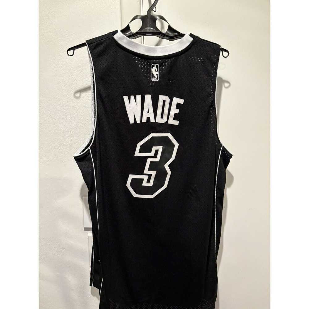 Reebok Dwayne Wade Vintage Reebok Black White Jer… - image 1