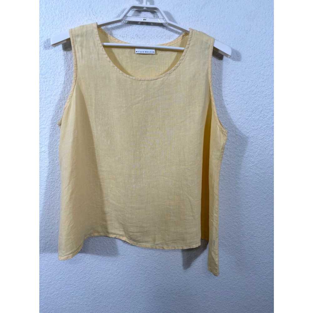 Vintage Bryn Walker Tank Top Womens Large Yellow … - image 1