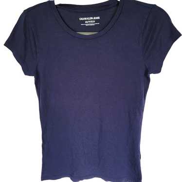 Calvin Klein Calvin Klein Blue Soft Crewneck Wome… - image 1