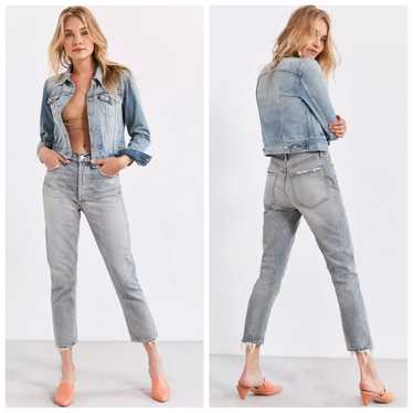 Agolde AGOLDE Riley High Rise Straight Crop Jean … - image 1