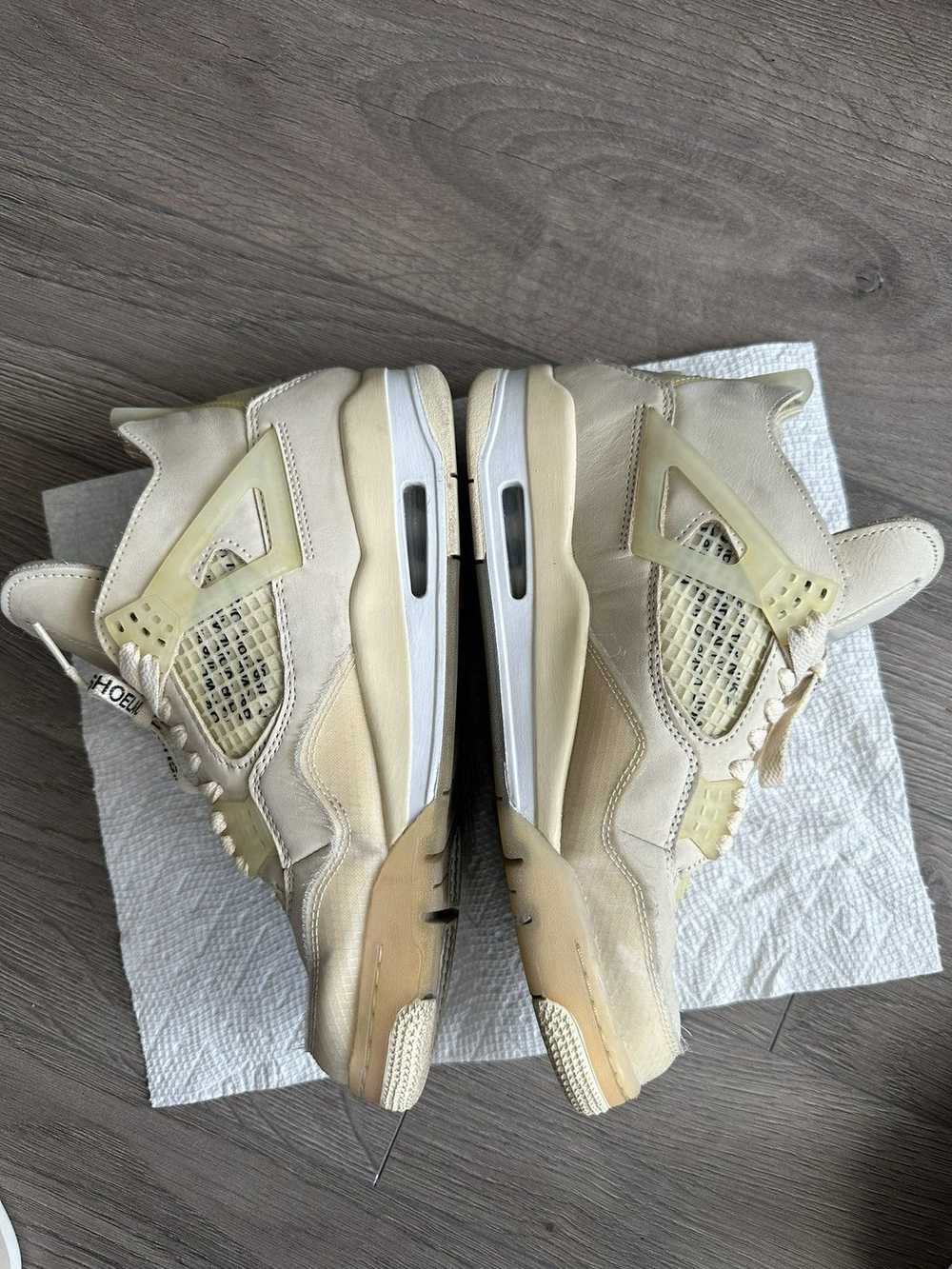 Jordan Brand × Off-White Off white Jordan 4 - image 3