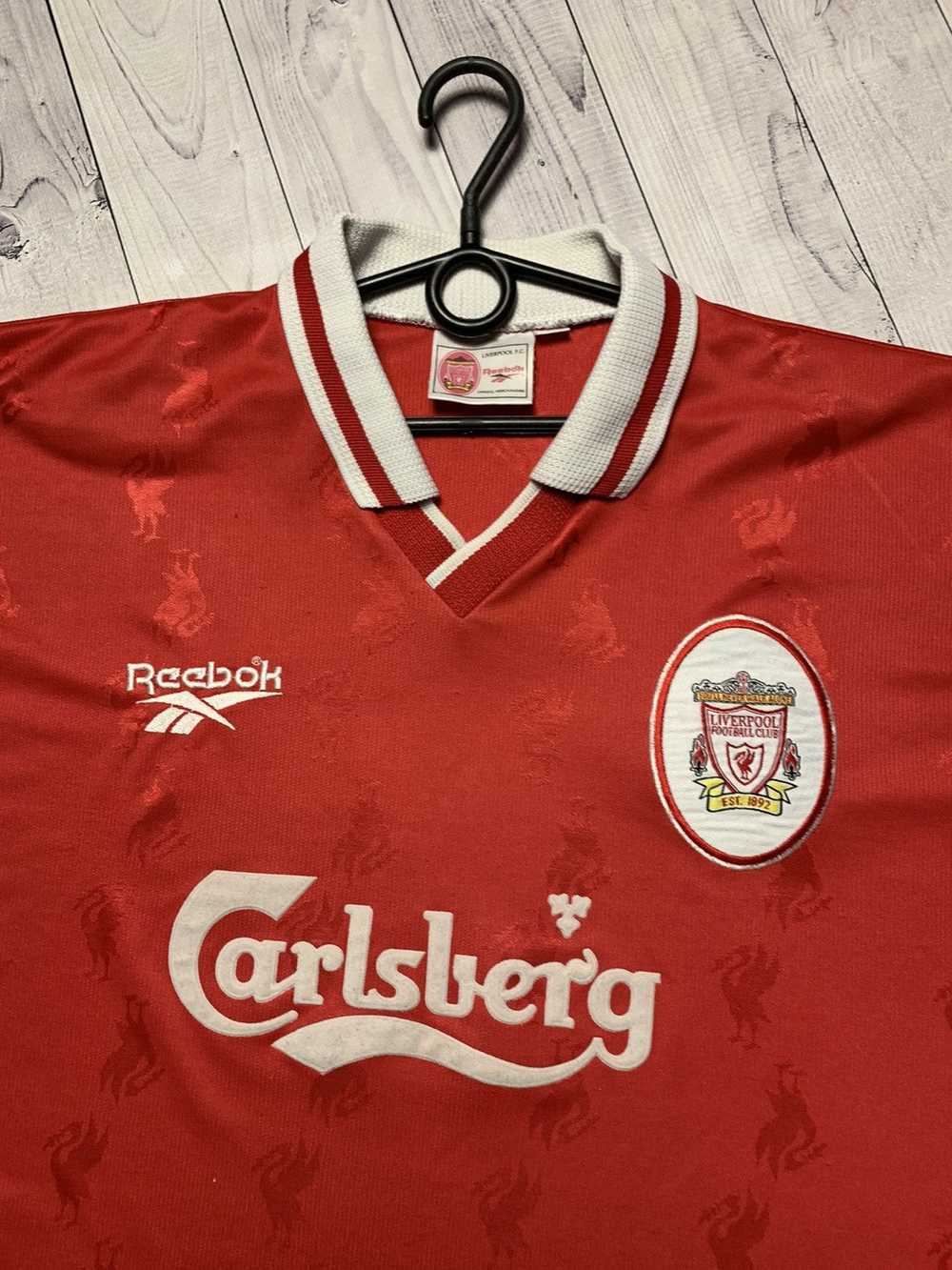 Liverpool × Soccer Jersey × Vintage Vintage Liver… - image 3