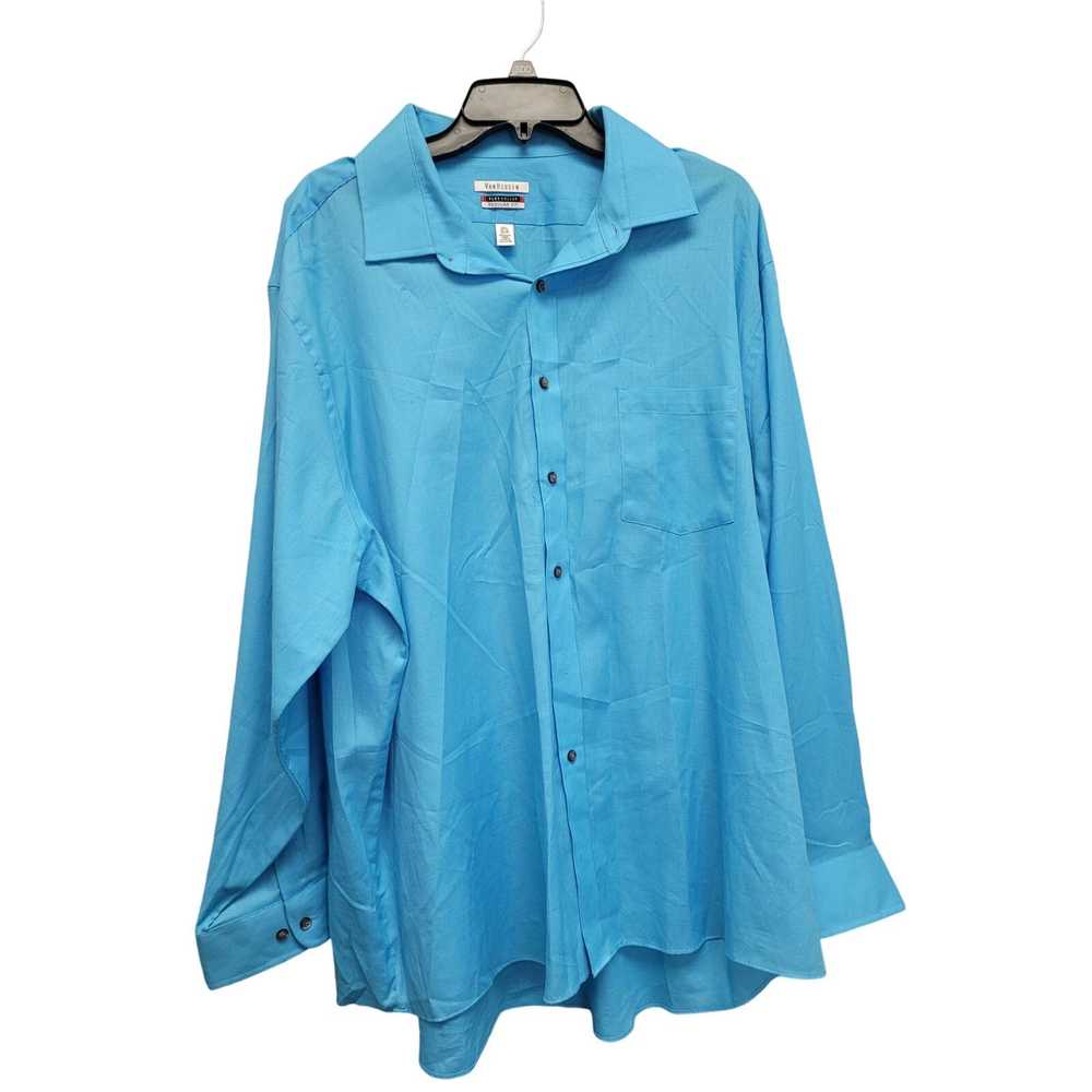 Van Heusen Van Heusen 3XL Poly Cotton Sky Blue Bu… - image 1