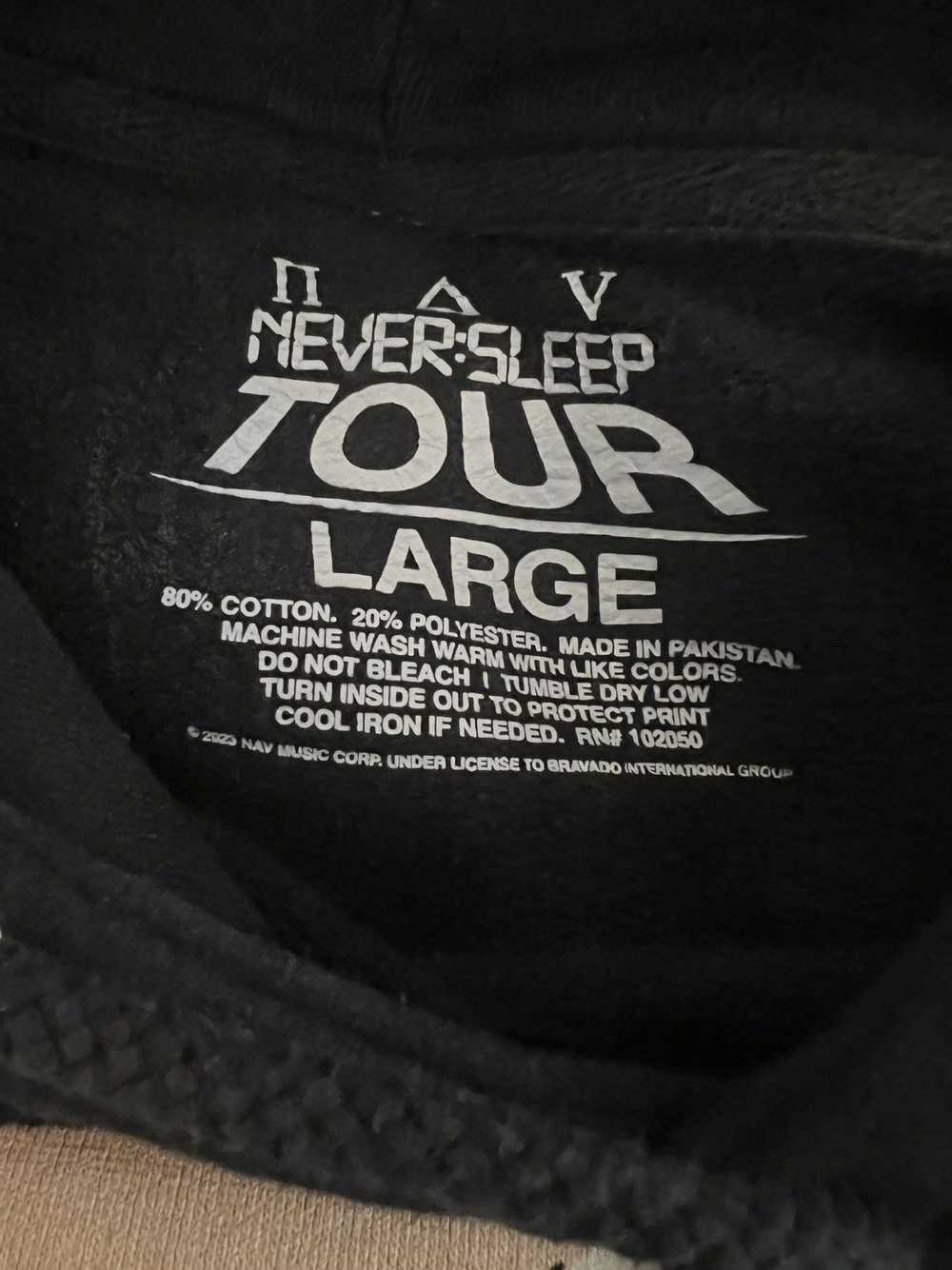 NAV × Streetwear NAV Never Sleep Tour Hoodie - image 4