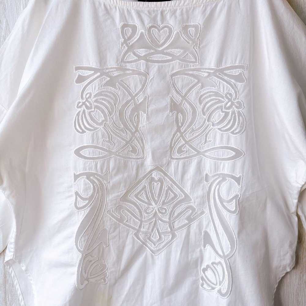 HiROMITHiSTLE embroidered half-sleeve top pullove… - image 4