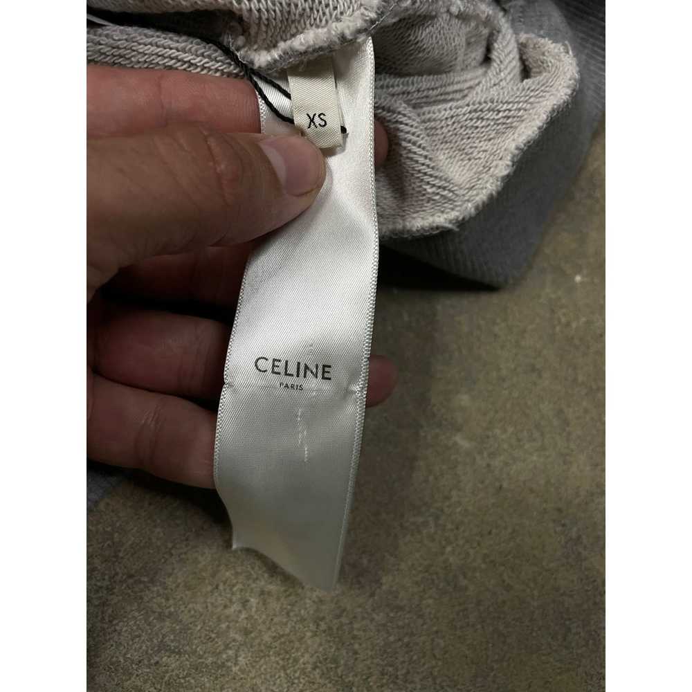 Celine Celine Studded Sweatshirt Grey Camo XS Used - image 3