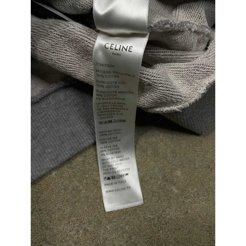 Celine Celine Studded Sweatshirt Grey Camo XS Used - image 4