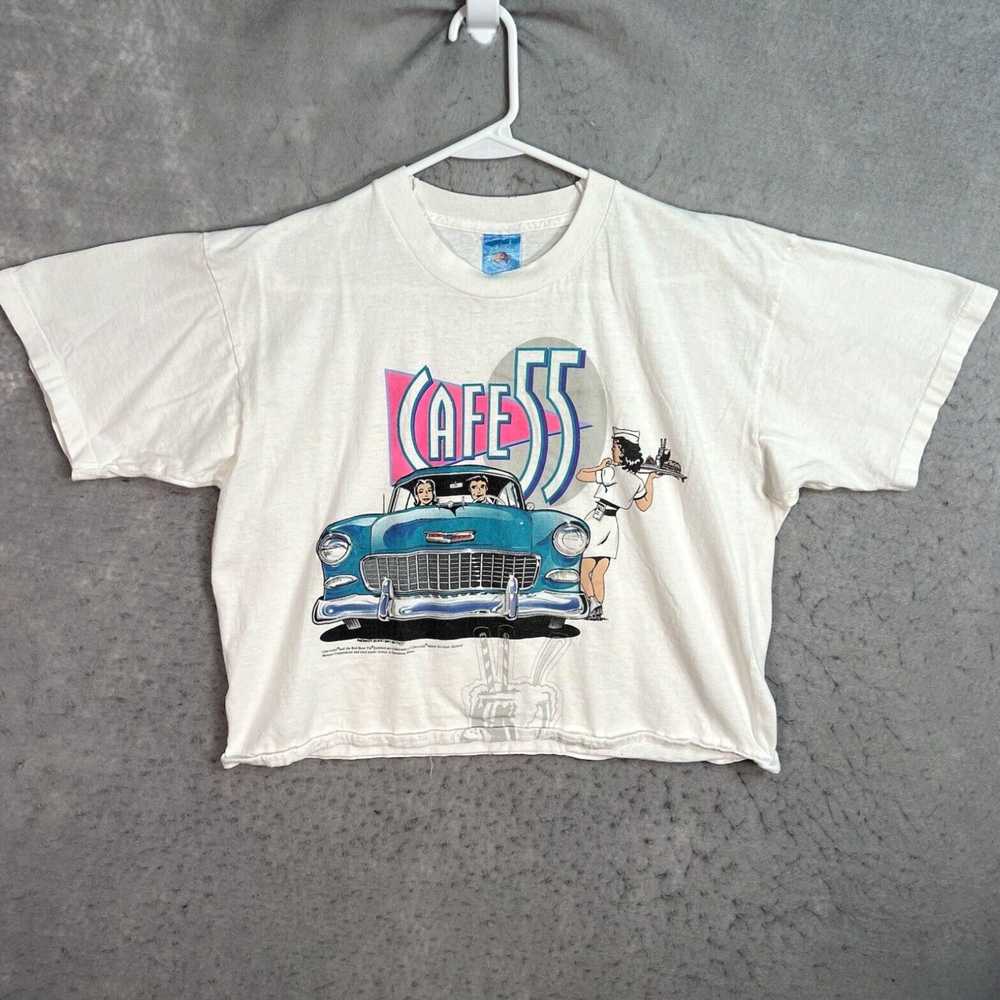 Fruit Of The Loom Vintage 90s Cafe 55 Chevrolet B… - image 1