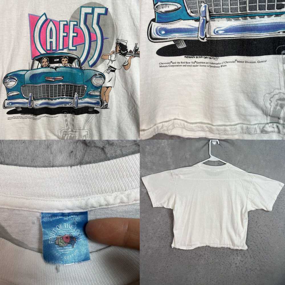 Fruit Of The Loom Vintage 90s Cafe 55 Chevrolet B… - image 4