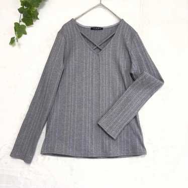 【19】 INGNI Ingni Gray Top Autumn Winter Clean Cut 