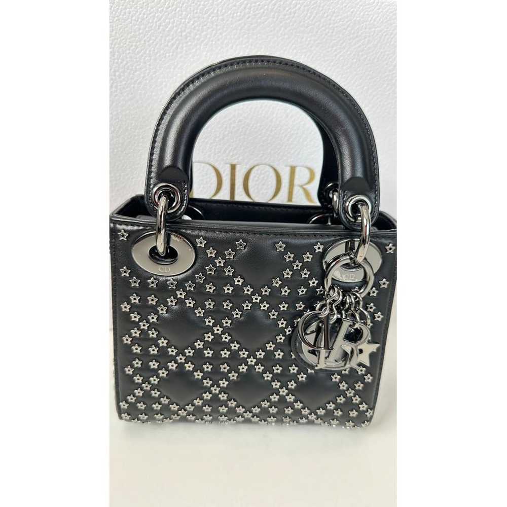 Dior Lady Dior leather handbag - image 7