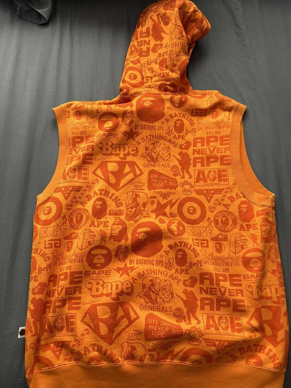 Bape × Nigo Bape Nigo Vintage Sleeveless Hoodie - image 2