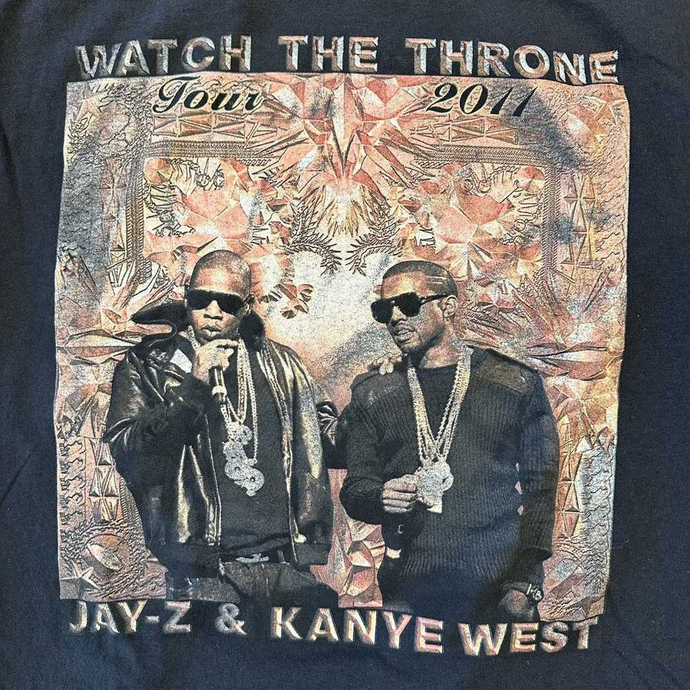 Vintage 2011 Kanye West Jay Z Watch The Throne To… - image 2