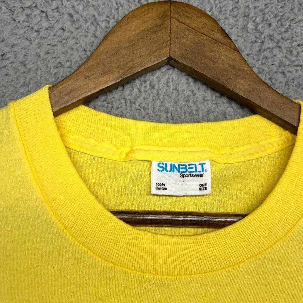 Vintage Classic Yellow Crop Top Blank Pocket Sing… - image 7