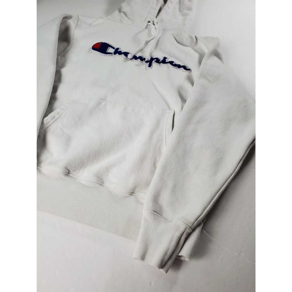 Champion Champion Hoodie Size Medium Mens White R… - image 2