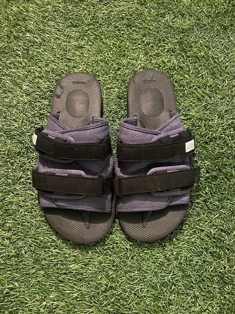 Ssense × Suicoke Suicoke Moto Cab Sandals SSENSE … - image 1