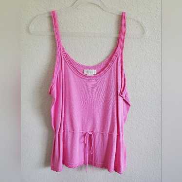 Vintage Worthington knit tie waist camisole top - image 1