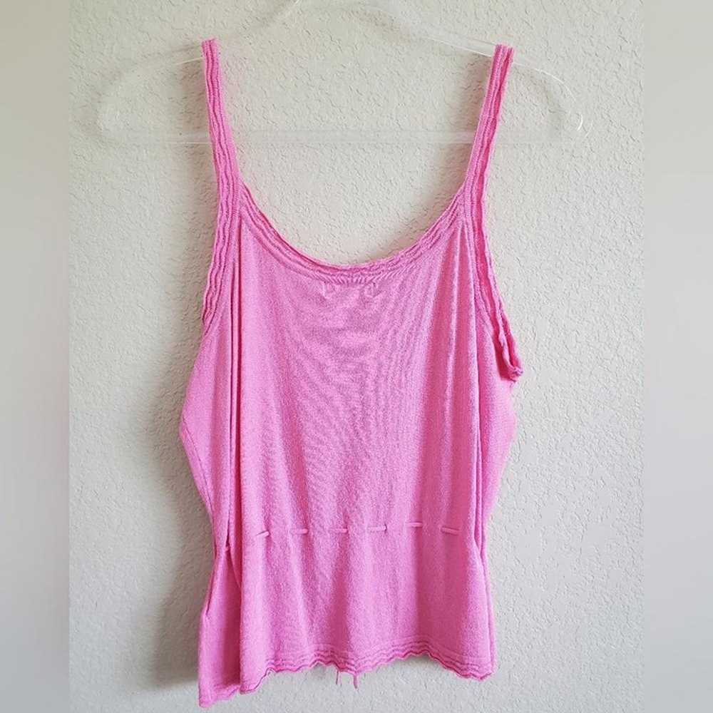 Vintage Worthington knit tie waist camisole top - image 2