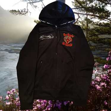 Ed hardy y2k zip up hoodie - Gem