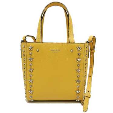 Jimmy Choo Pegasi Yellow Leather Handbag (Pre-Owne