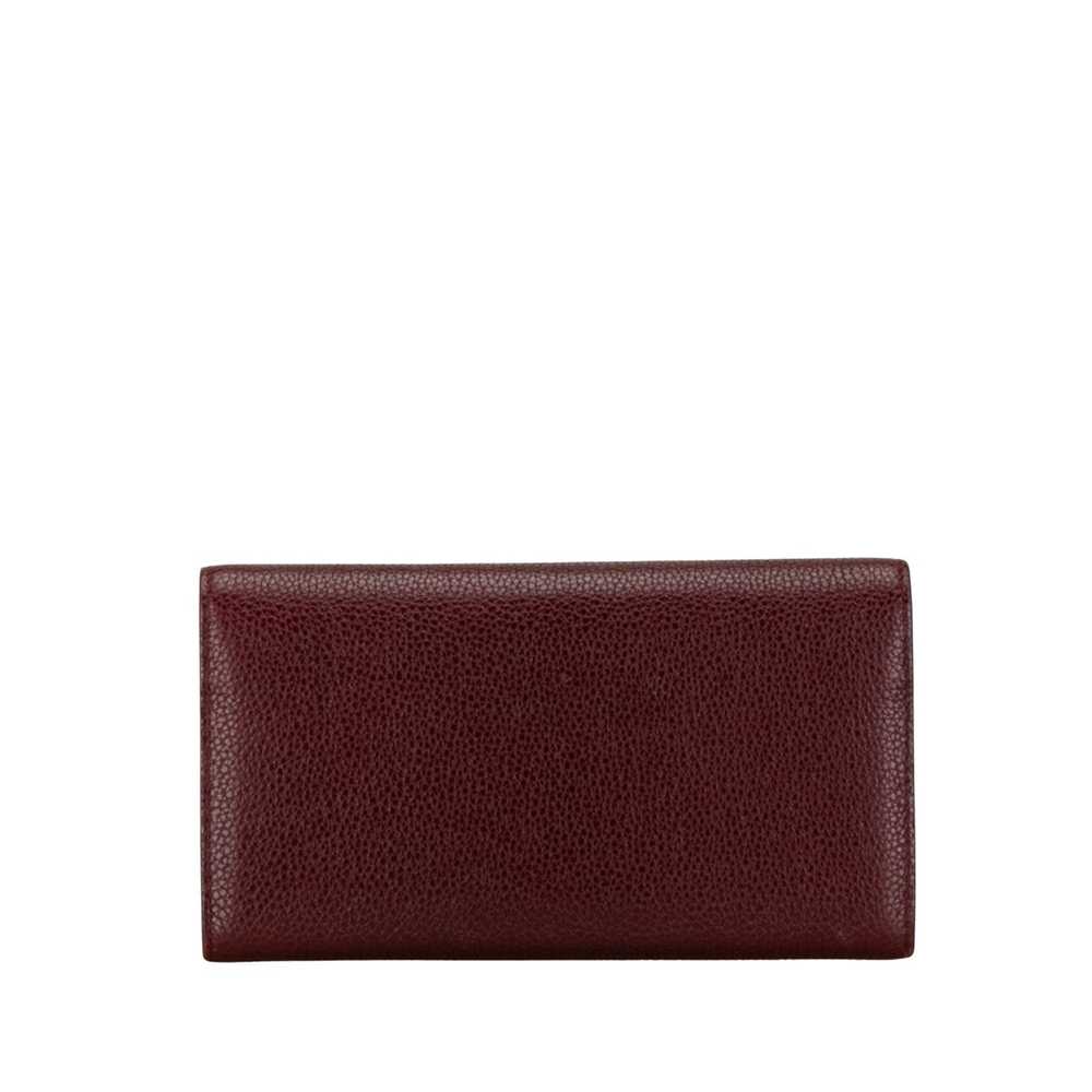 Gucci Interlocking G Burgundy Leather Wallet (Pre… - image 2