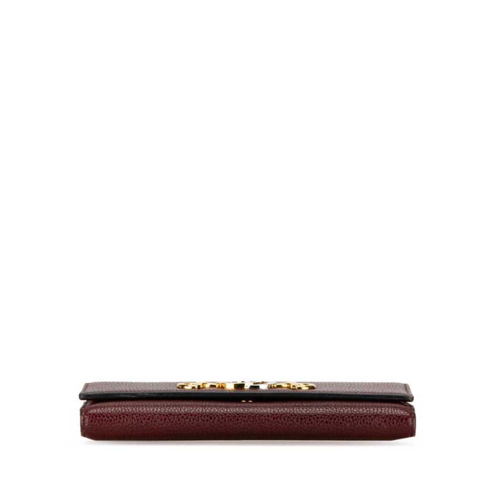 Gucci Interlocking G Burgundy Leather Wallet (Pre… - image 3