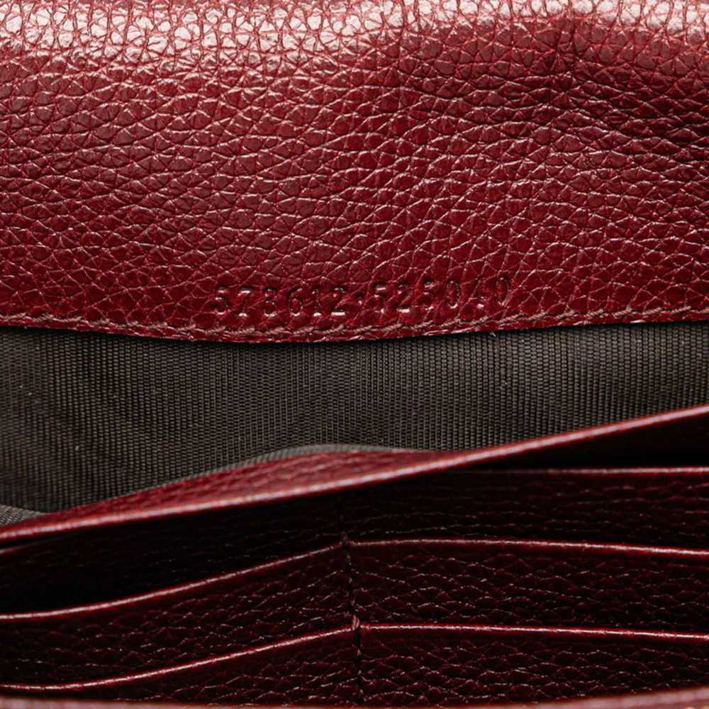 Gucci Interlocking G Burgundy Leather Wallet (Pre… - image 6