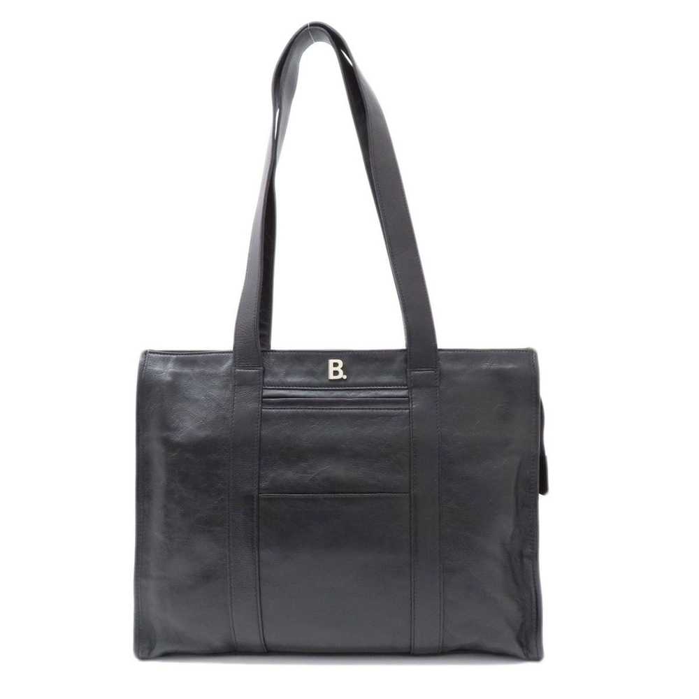 Balenciaga Black Leather Tote Bag (Pre-Owned) - image 11