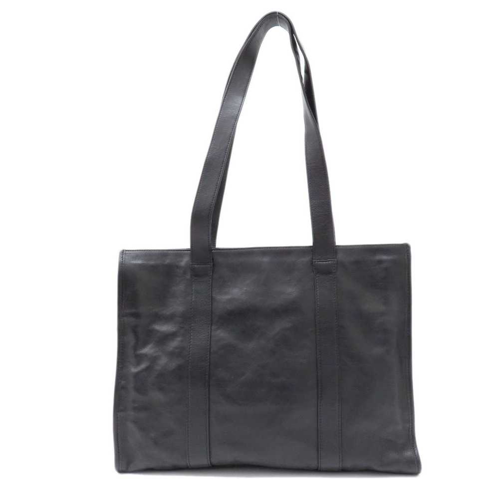 Balenciaga Black Leather Tote Bag (Pre-Owned) - image 2