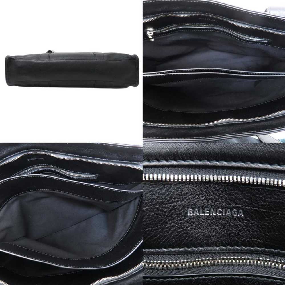 Balenciaga Black Leather Tote Bag (Pre-Owned) - image 4