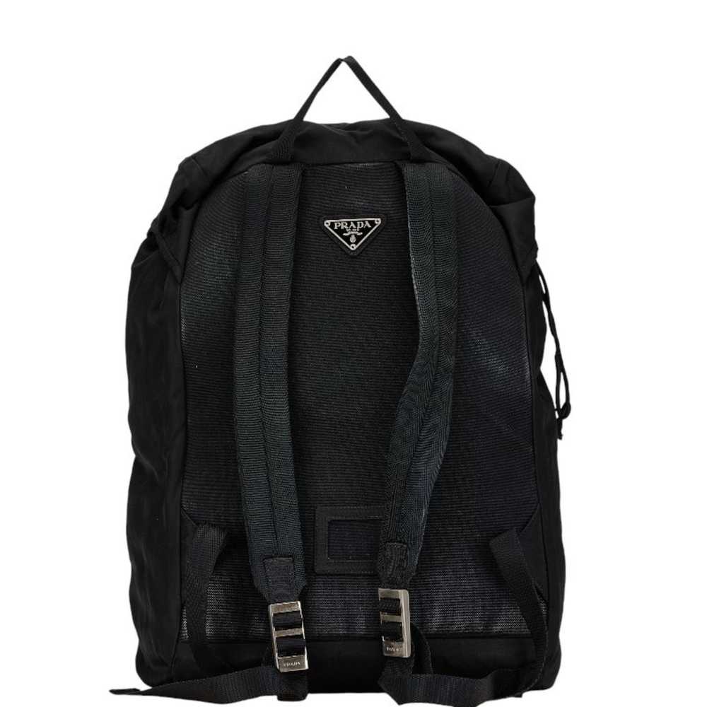 Prada Tessuto Black Synthetic Backpack Bag (Pre-O… - image 2