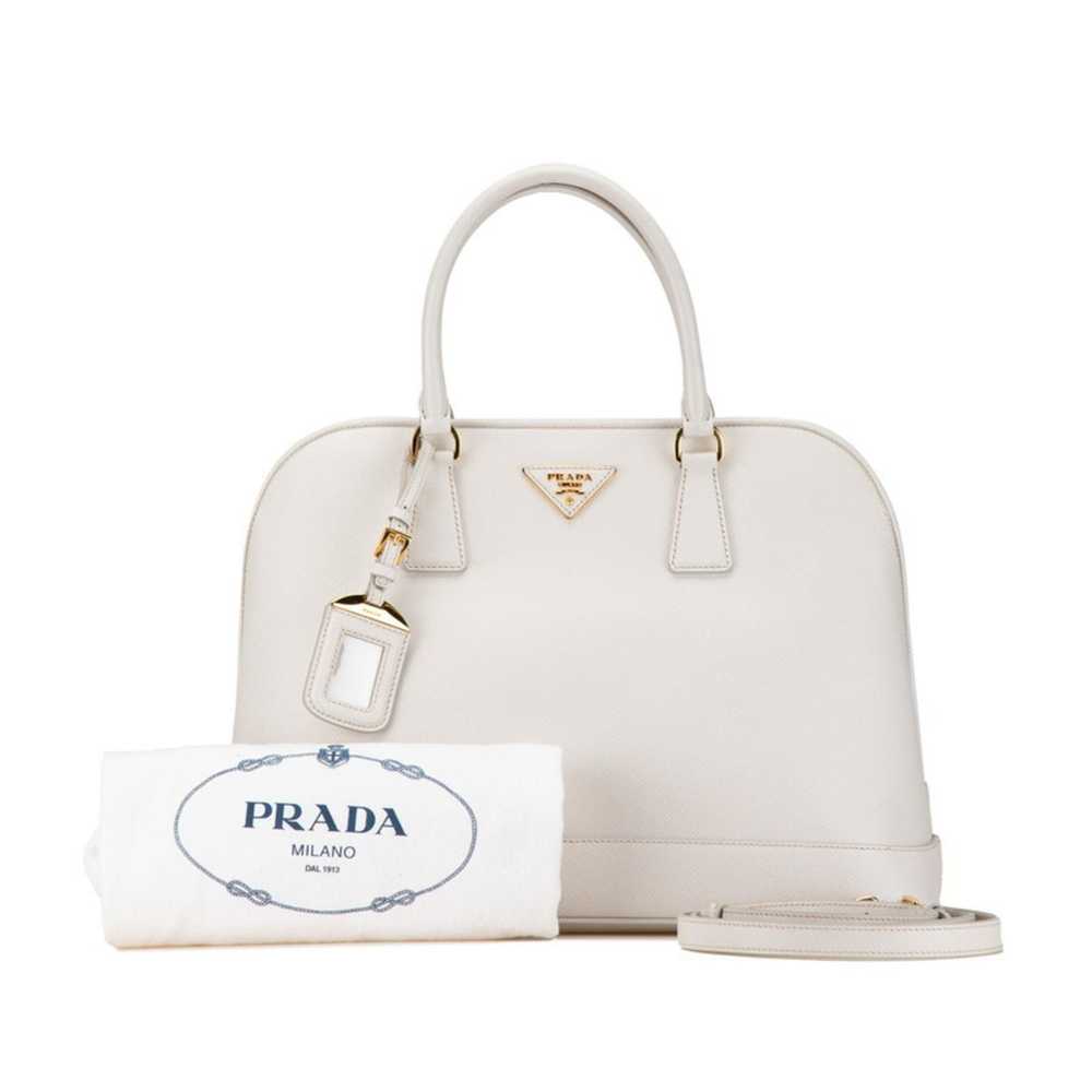 Prada Saffiano Beige Leather Handbag (Pre-Owned) - image 12