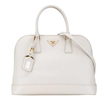 Prada Saffiano Beige Leather Handbag (Pre-Owned) - image 1