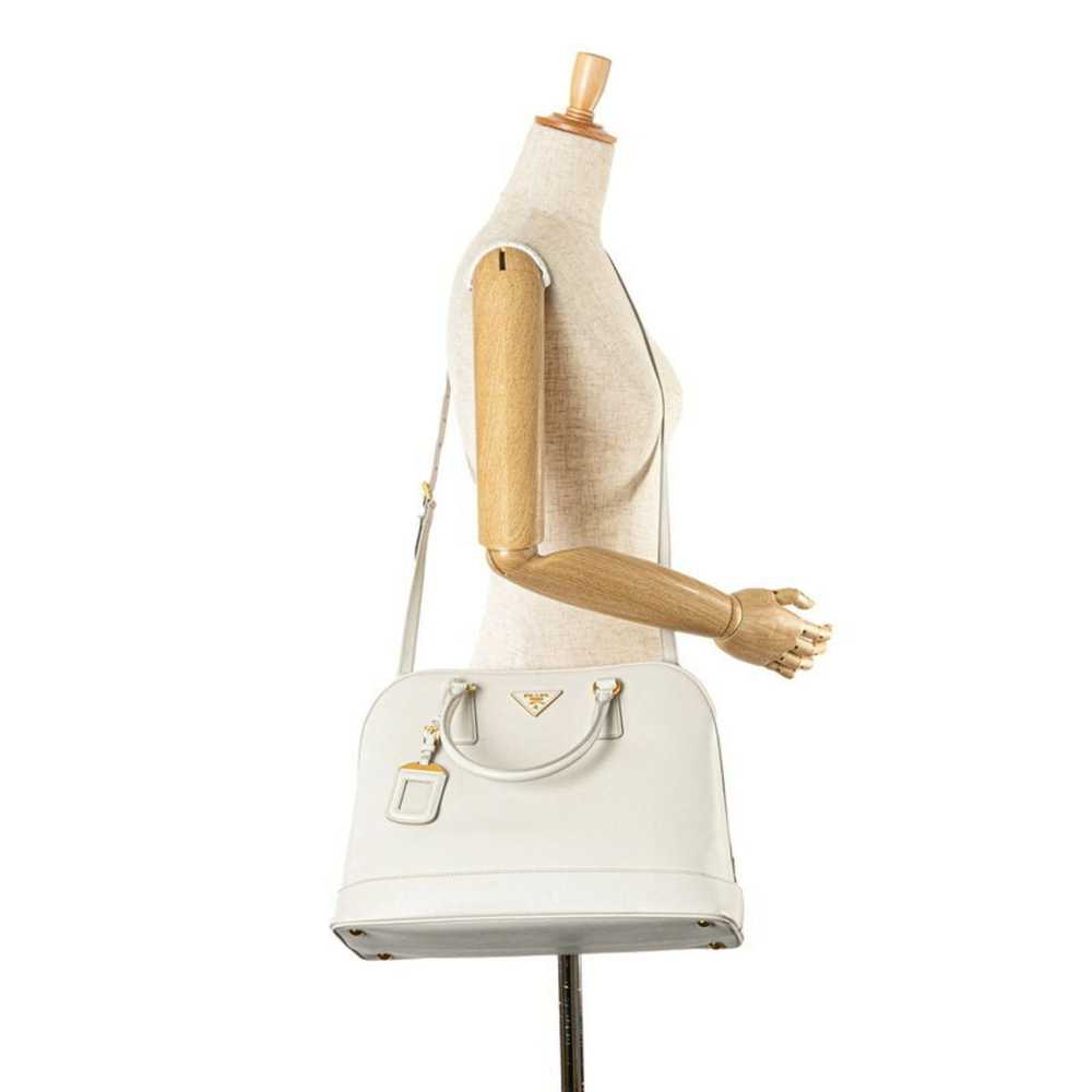 Prada Saffiano Beige Leather Handbag (Pre-Owned) - image 7