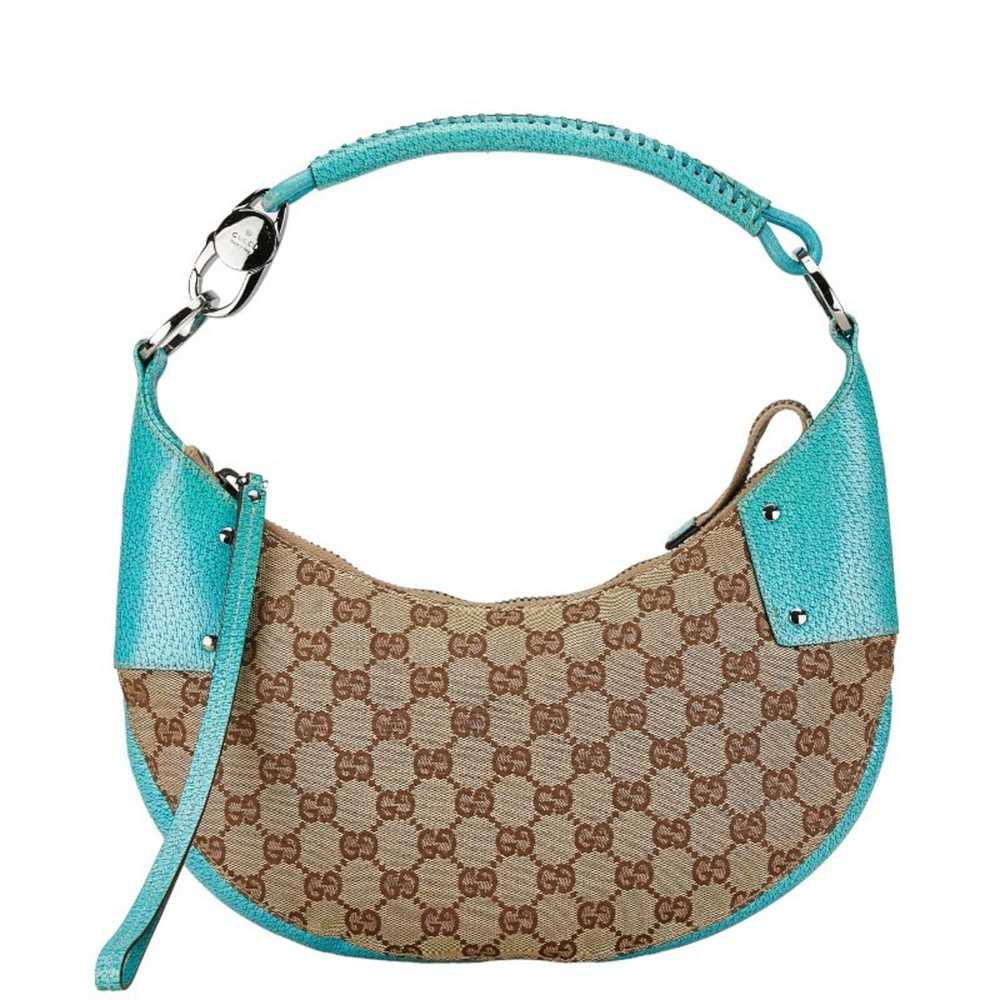 Gucci Gg Canvas Beige Canvas Shoulder Bag (Pre-Ow… - image 1