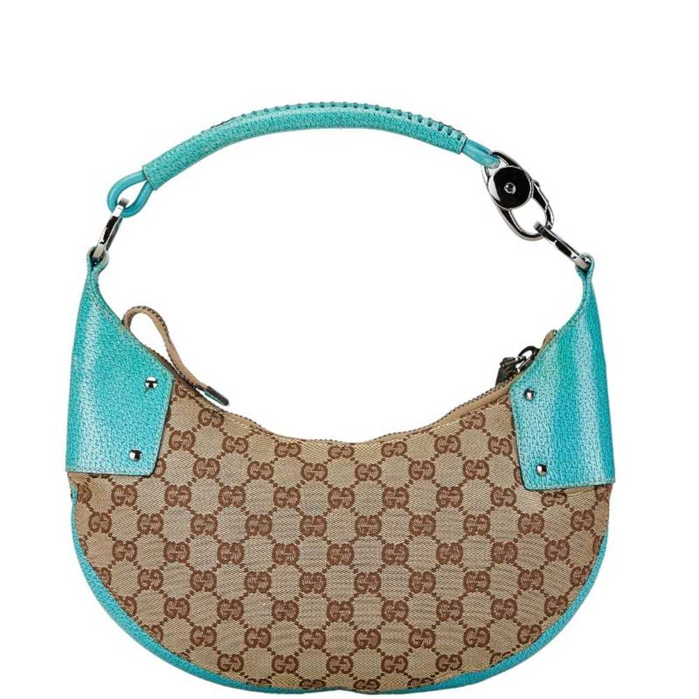 Gucci Gg Canvas Beige Canvas Shoulder Bag (Pre-Ow… - image 2