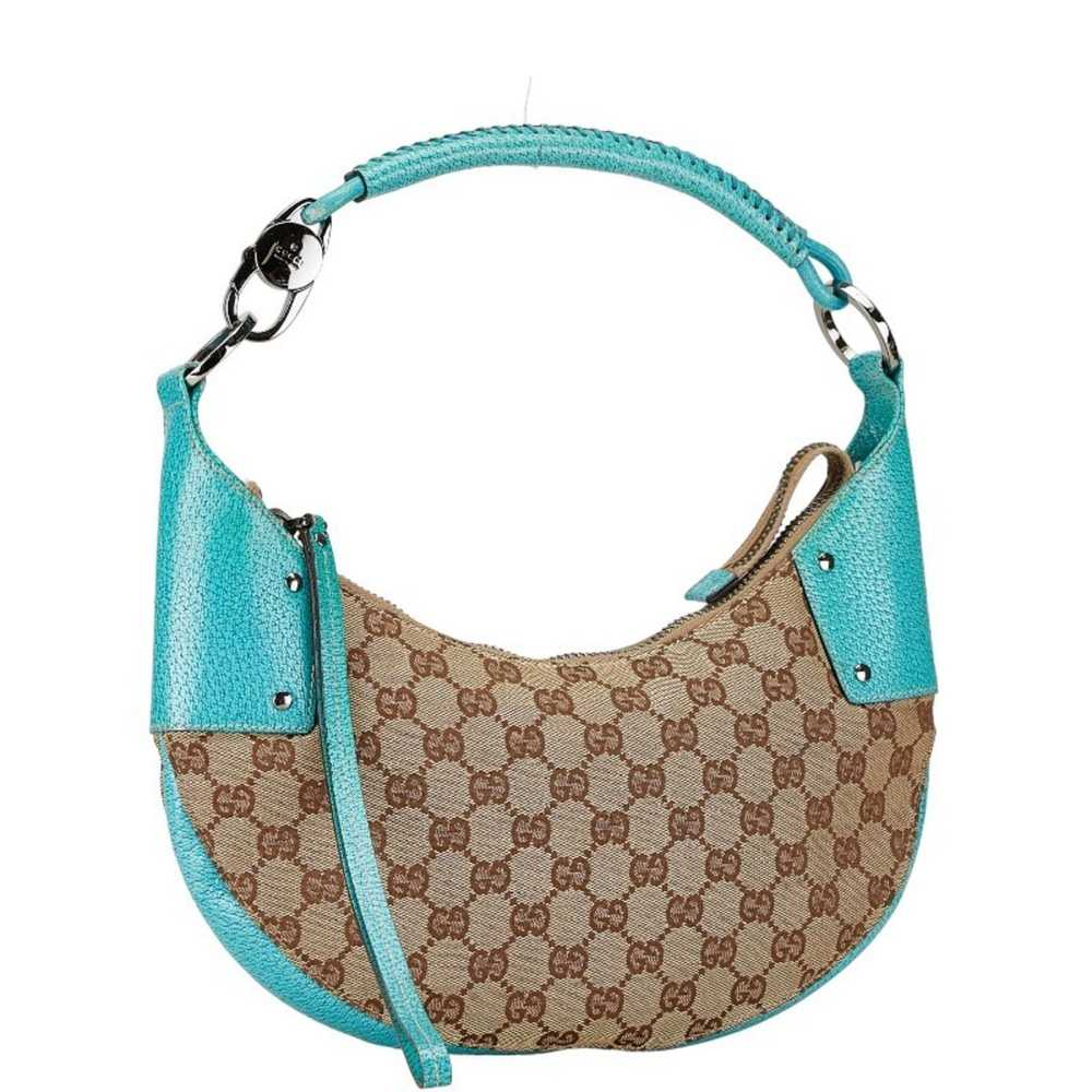 Gucci Gg Canvas Beige Canvas Shoulder Bag (Pre-Ow… - image 4