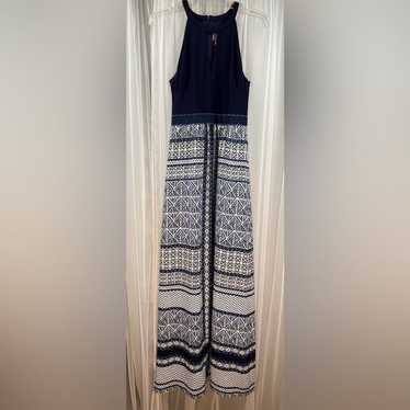 Vince Camuto Barktooth Sleeveless High Neck Maxi … - image 1