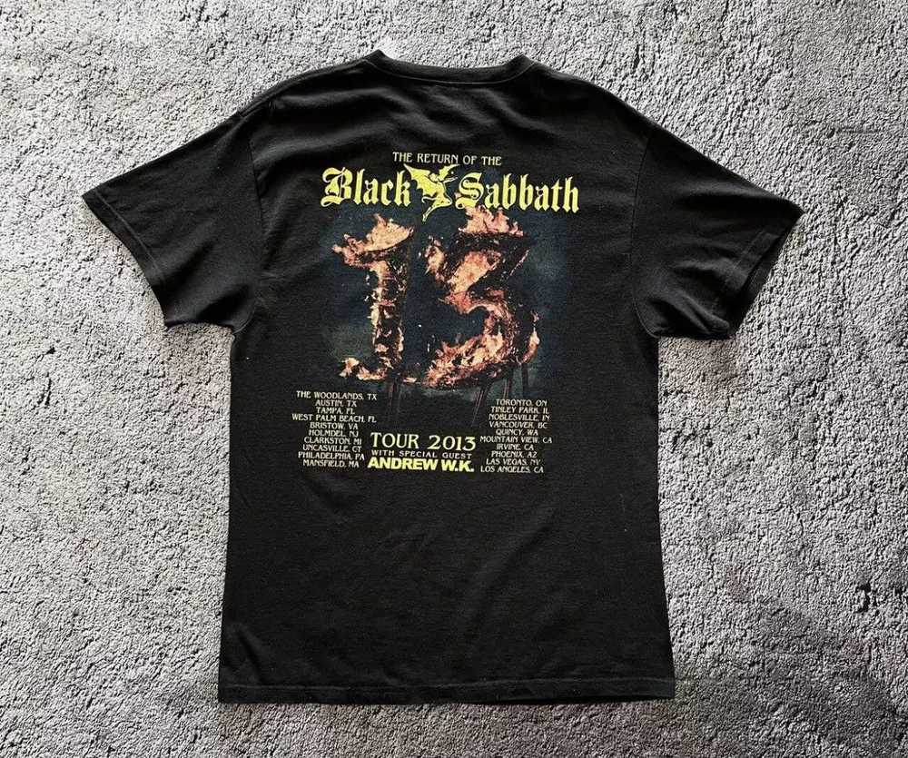 Delta × Vintage Vintage Black Sabbath Shirt Mens … - image 5